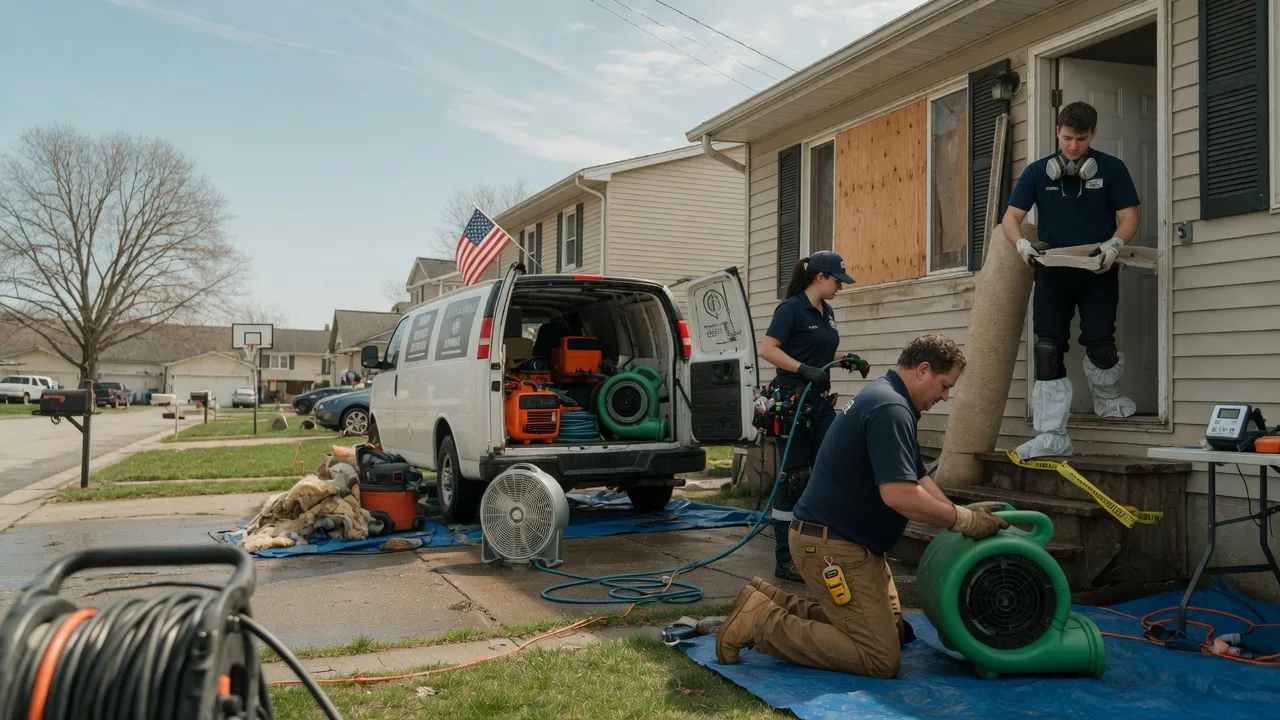 Water Damage Restoration in Cromwell, IN near me